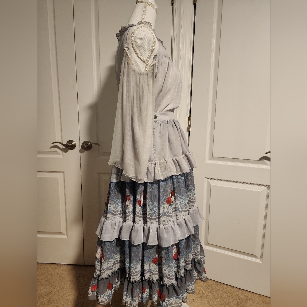 FanPlusFriend Berry Scent Classic Lolita Midi Skirt, Blouse, Bowknot Headpiece